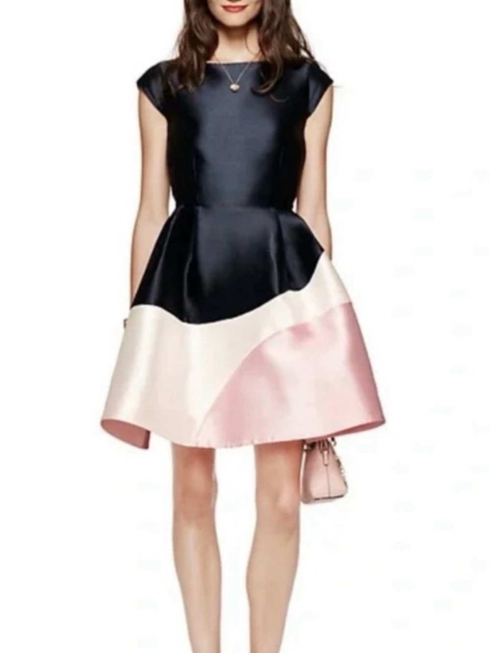 Kate Spade “Do Wonders” color block fit and flare style dress